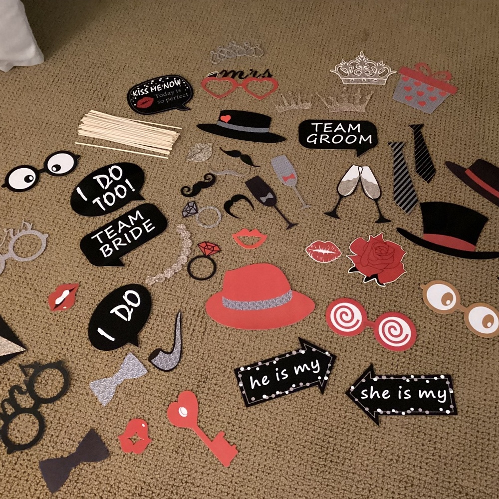 Wedding photo props